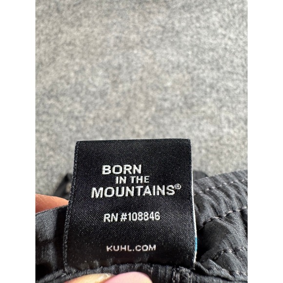 Kuhl Womens Cargo Shorts SZ 10 Charcoal Grey Ripstop Hiking Outdoor Roll Up Tab - Picture 9 of 11